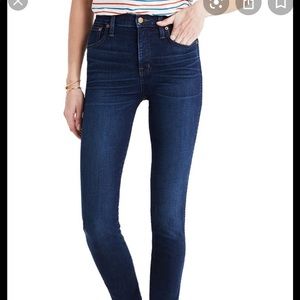 NWOT Madewell high-riser skinny jeans